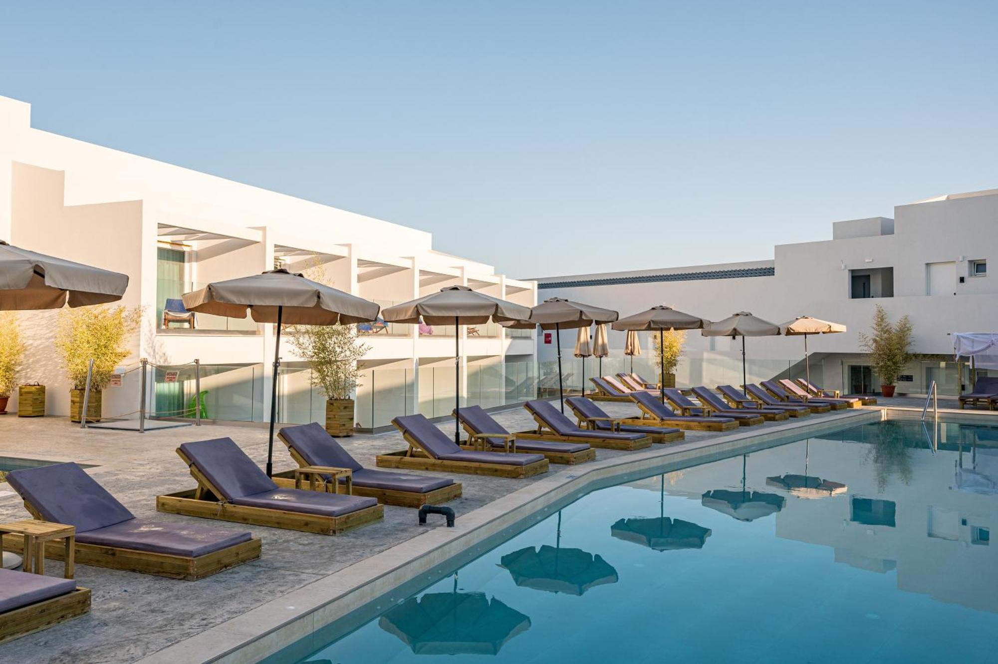 Mirage Bleu Hotel Tragáki Kültér fotó