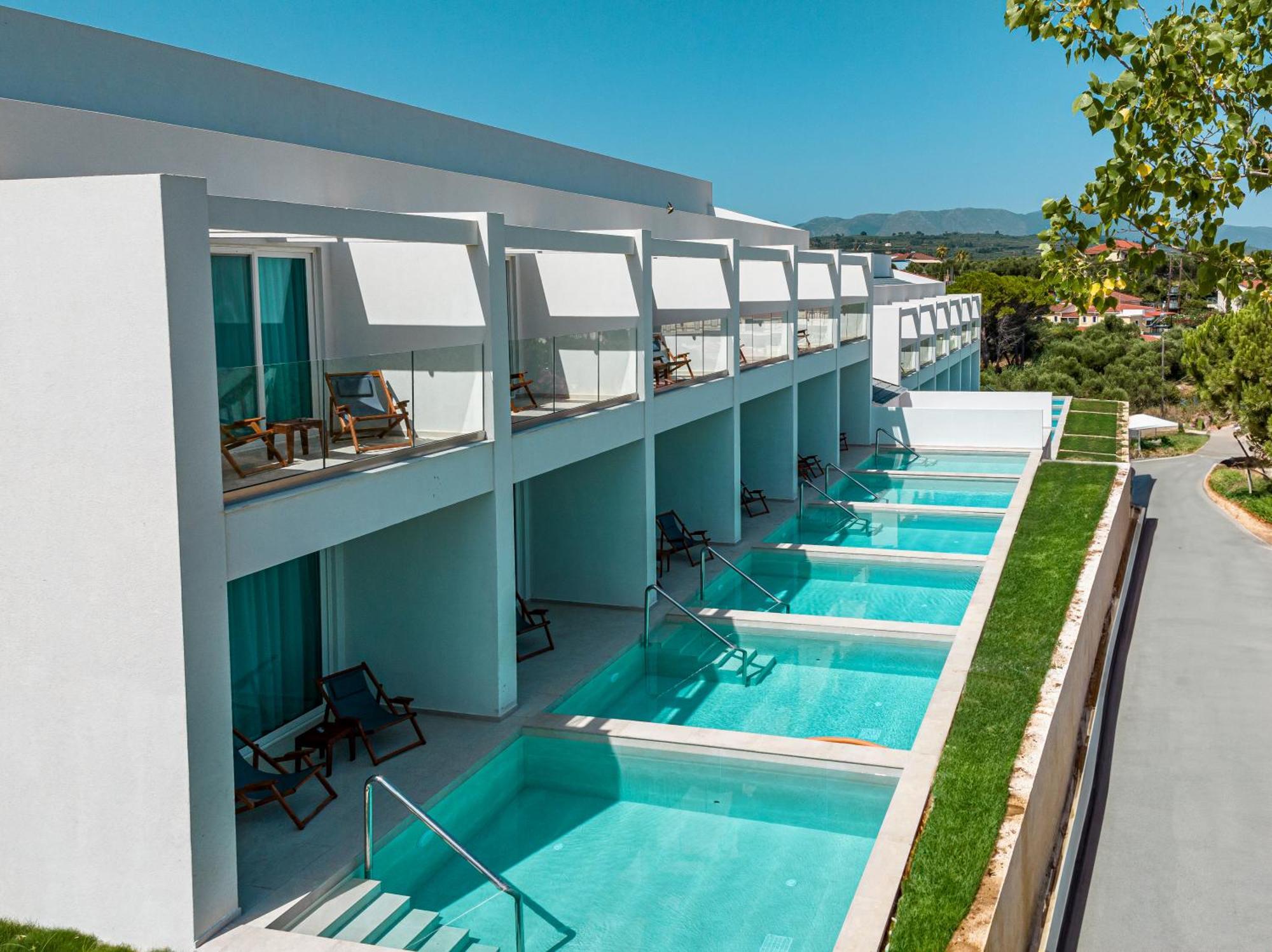 Mirage Bleu Hotel Tragáki Kültér fotó