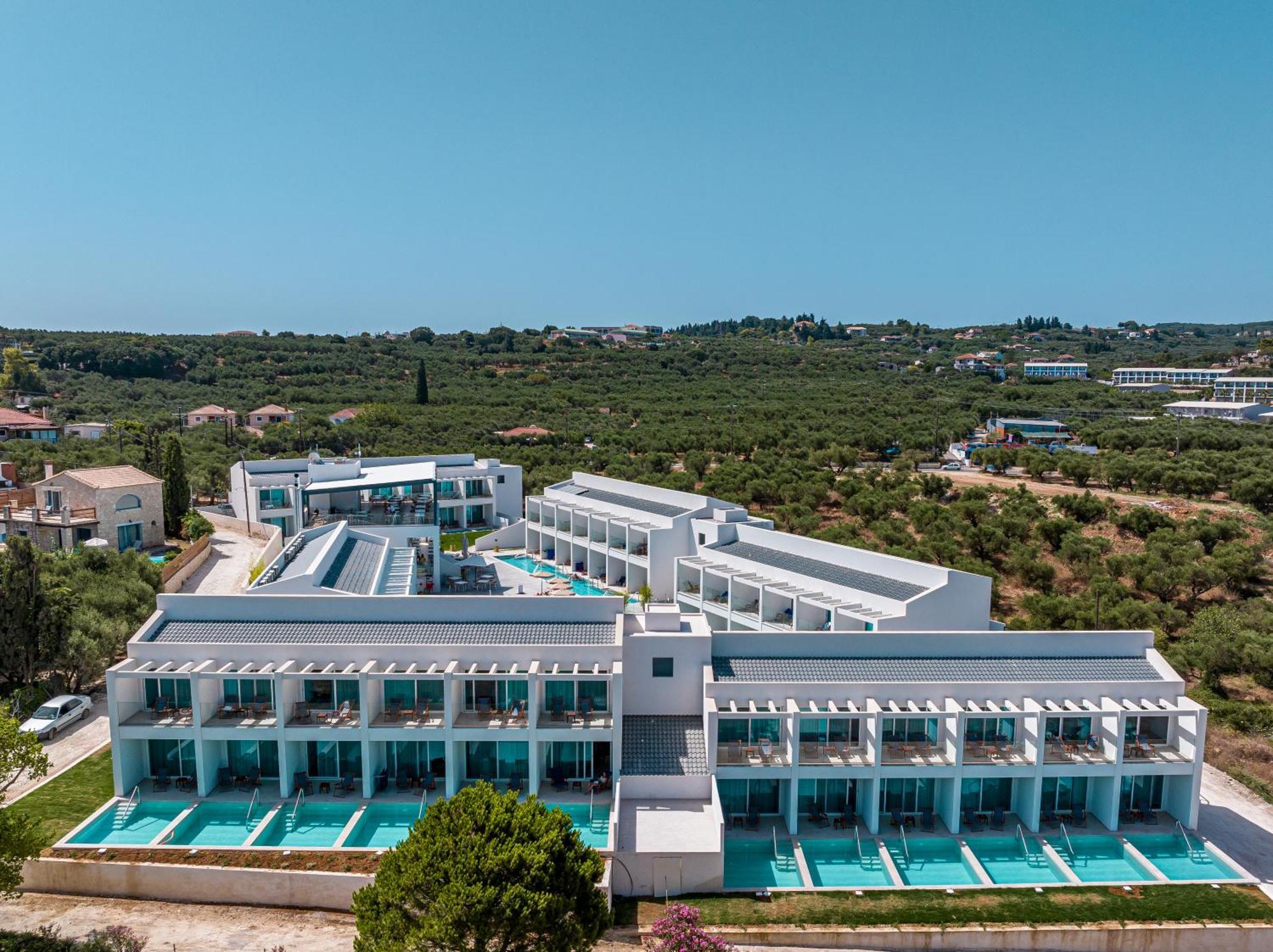 Mirage Bleu Hotel Tragáki Kültér fotó